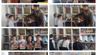 "Балалар кітапханасы" жобасы аясында 1-4 сынып арасында«Кел,  балалар оқылық» тақырыбында  кітапхананың ережесімен таныстыру өткізілді. 