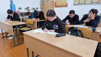 "Менің таңдауым сыйластық пен қамқорлық" тақырыбында 9-11 сынып оқушылары арасында диктант өткізілді. 