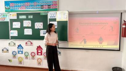 «Суды үнемде – болашақты сақта» 1-4 сынып оқушылары арасында  эко-сағат өтті. 